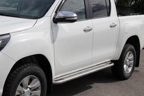 Toyota Hilux 2015– Sidetrin KB001 (rustfrit stål) foto 1