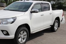 Toyota Hilux 2015– Sidetrin KB001 (rustfrit stål) foto 3
