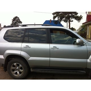 Udvendige vindueslister i rustfrit stål (6 stk.) Toyota Land Cruiser Prado 120 2002–2009 foto 4