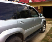 Toyota Land Cruiser Prado 120 2002–2009 Udvendige vindueslister i rustfrit stål (6 stk.) OmsaLine - italiensk rustfrit stål foto 2