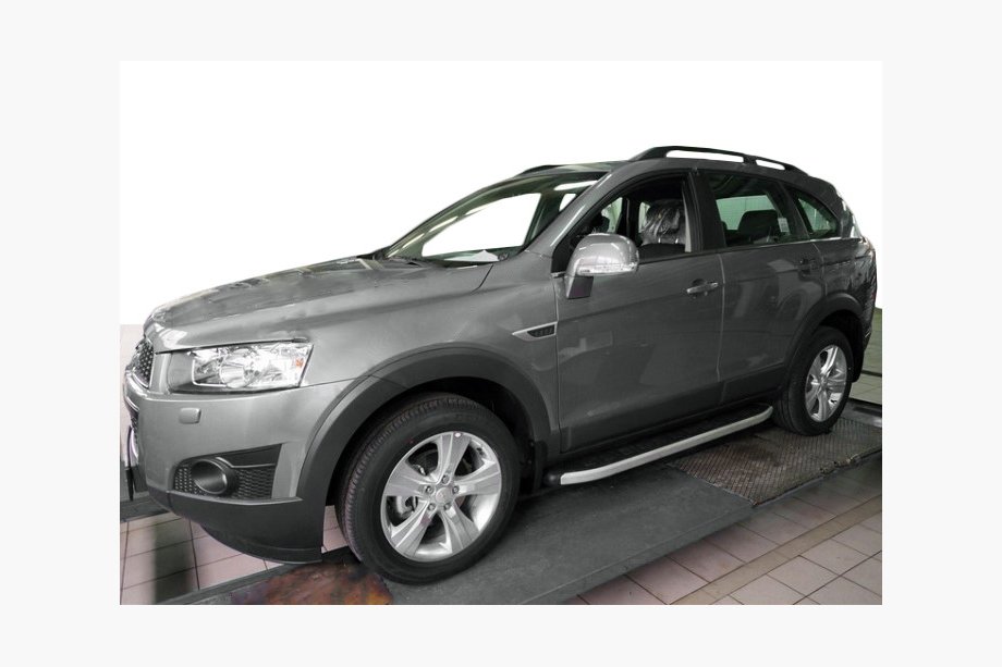 Chevrolet Captiva 2006–2019 Sidetrin Fullmond (2 stk., aluminium) Image