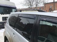 Toyota Land Cruiser Prado 120 2002–2009 Sorte tyrkiske tagrælinger Plastfødder foto 9