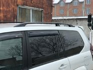 Toyota Land Cruiser Prado 120 2002–2009 Sorte tyrkiske tagrælinger Plastfødder foto 5
