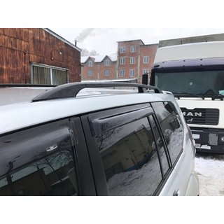 Sorte tyrkiske tagrælinger Toyota Land Cruiser Prado 120 2002–2009 foto 4