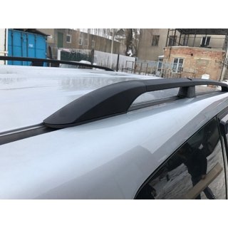 Sorte tyrkiske tagrælinger Toyota Land Cruiser Prado 120 2002–2009 foto 2