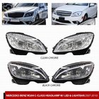 Mercedes C-class W204 2007–2015 LED-forlygter foran (2007-2011, 2 stk.) Sort foto 1
