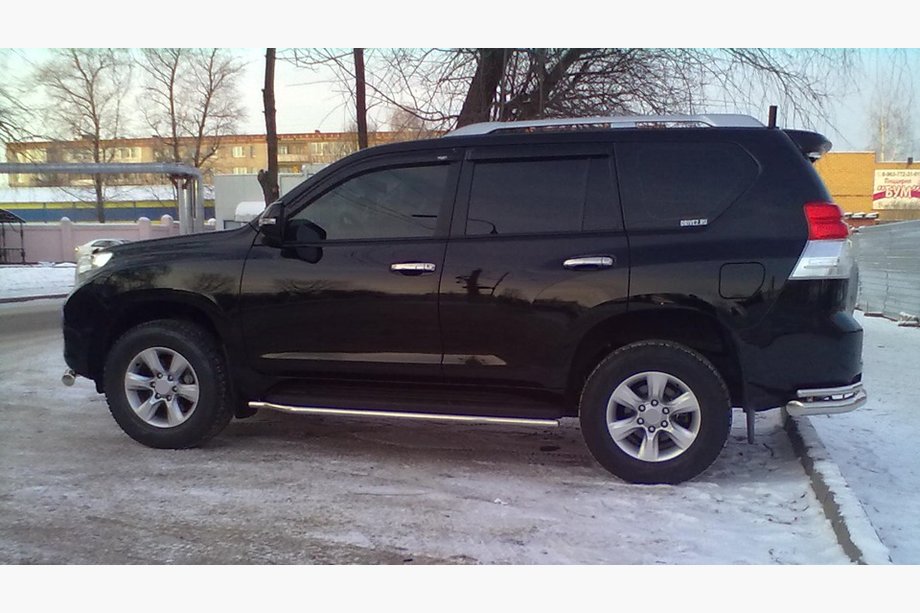 Toyota Land Cruiser Prado 150 2009–2023 Dørgrebsdæksler (4 stk., rustfrit stål) Foto 4