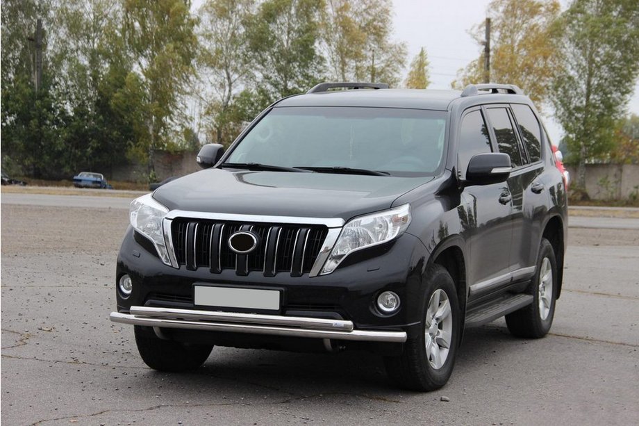 Toyota Land Cruiser Prado 150 2009–2023 Frontbøjle ST014 (rustfrit stål) 70/42 mm Foto 5
