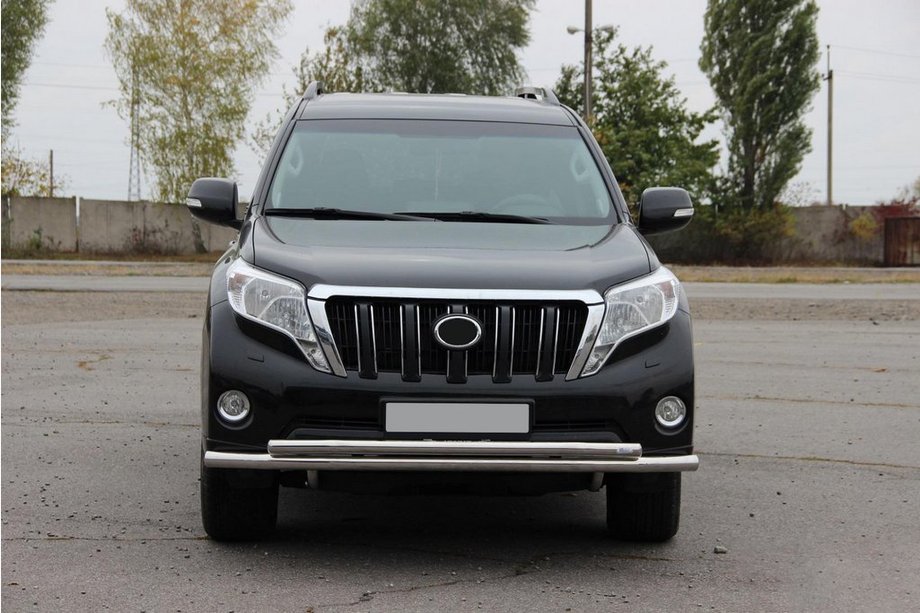 Toyota Land Cruiser Prado 150 2009–2023 Frontbøjle ST014 (rustfrit stål) 70/42 mm Foto 2