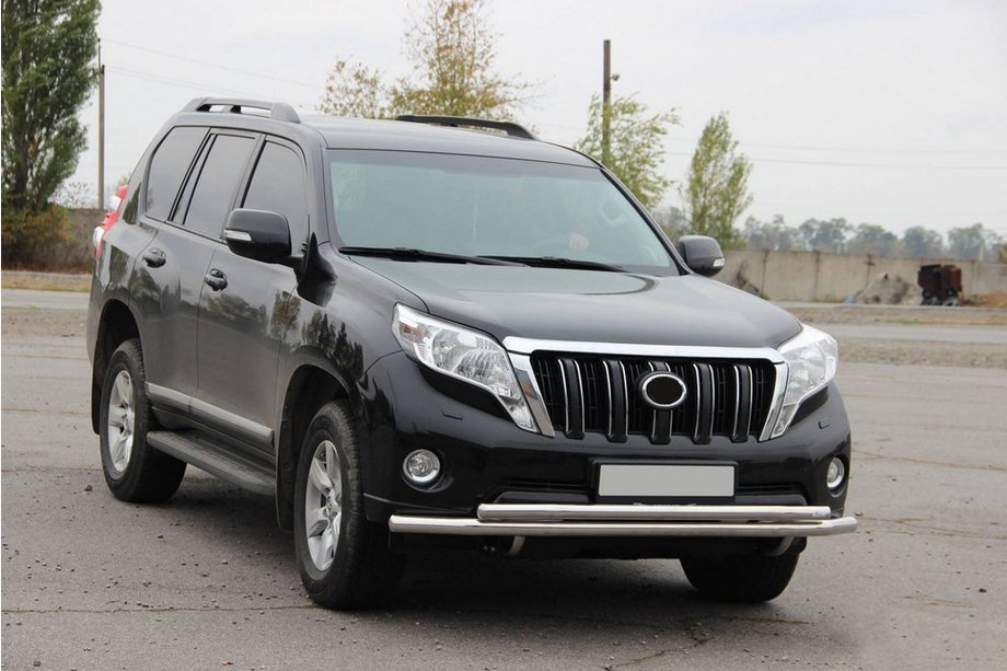 Toyota Land Cruiser Prado 150 2009–2023 Frontbøjle ST014 (rustfrit stål) 70/42 mm Foto 4