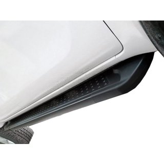 Sidetrin Allmond Black (2 stk., aluminium)