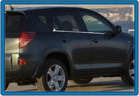 Toyota Rav 4 2006–2013 Udvendige vindueslister i rustfrit stål (4 stk.) Carmos - Tyrkisk stål foto 5
