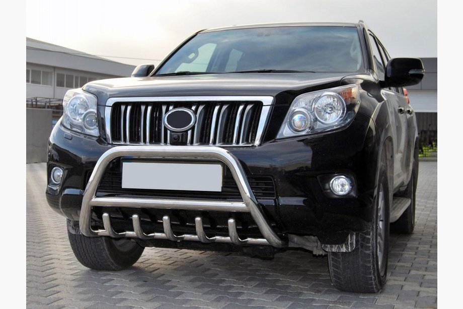 Toyota Land Cruiser Prado 150 2009–2023 Kængurugitter WT003 (rustfrit stål) Image