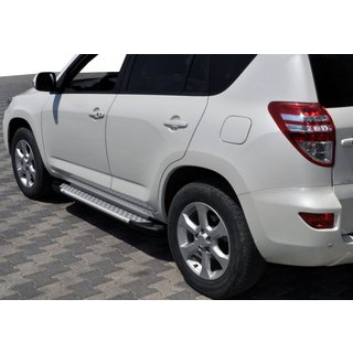Sidetrin Allmond Grey (2 stk., aluminium)
