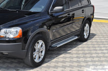 Volvo XC90 2002–2014 Sidetrin Allmond Grey (2 stk., aluminium) foto 1