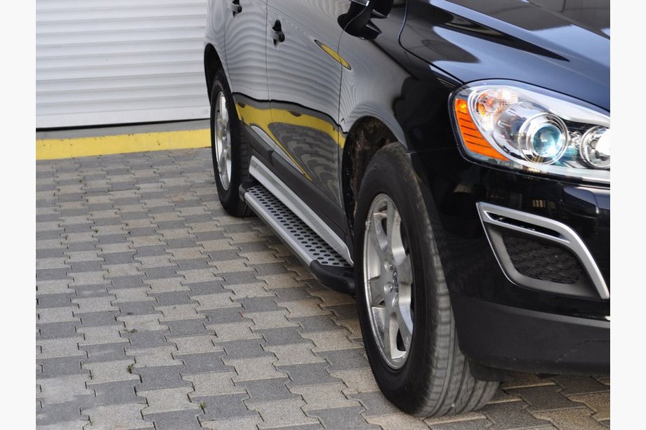 Volvo XC60 2009–2017 Sidetrin Allmond Grey (2 stk., aluminium) Image