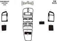 Chevrolet Captiva 2006–2019 Instrumentbrætpanel-indsatser (Meric) Trælook foto 3