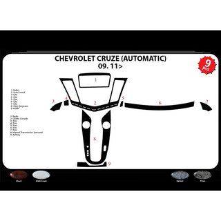 Instrumentbrætbeklædning (automat) Chevrolet Cruze 2009–2015 foto 3