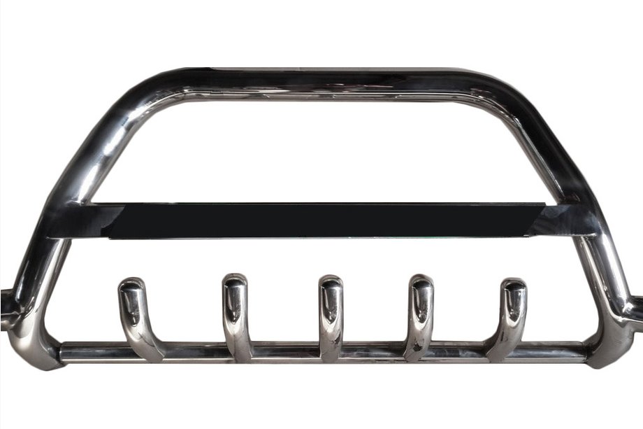 Volkswagen T5 Multivan 2003–2010 Bullbar WT004 LED (rustfrit stål) Image