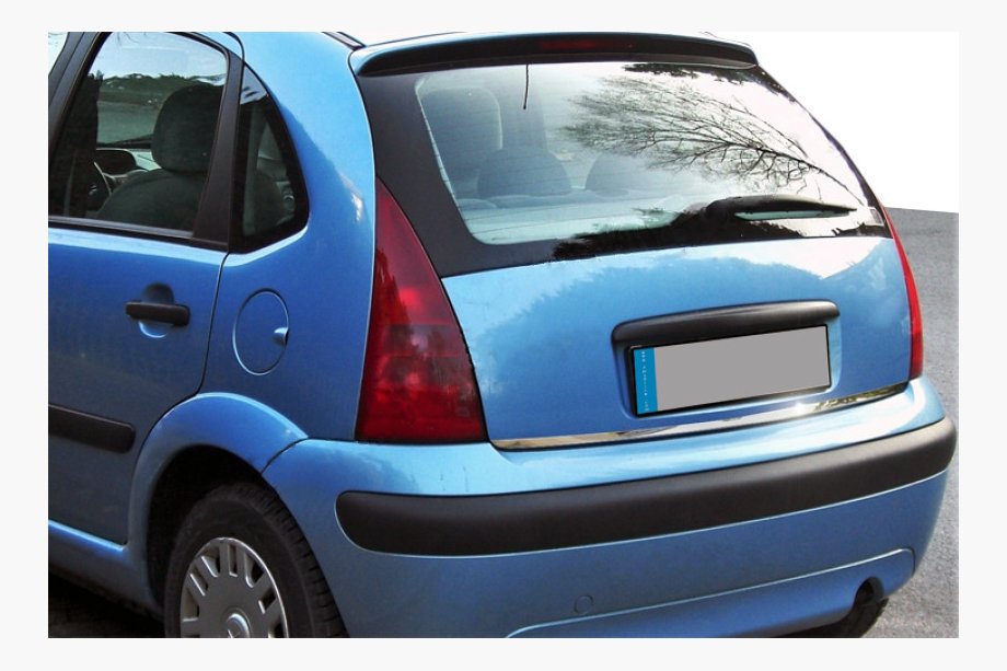 Citroen C-3 2002–2009 Kromliste til nederste kant af bagagerumslåg (rustfrit stål) Image