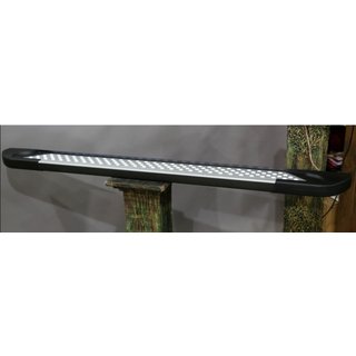 Sidetrin X5-type med LED (2 stk., aluminium)
