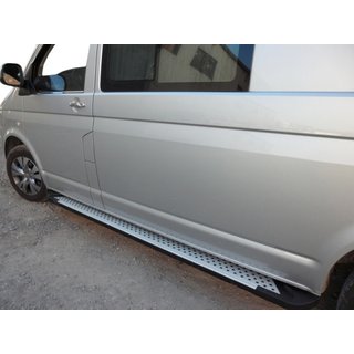 Sidetrin X5-type (2 stk., aluminium) foto 1