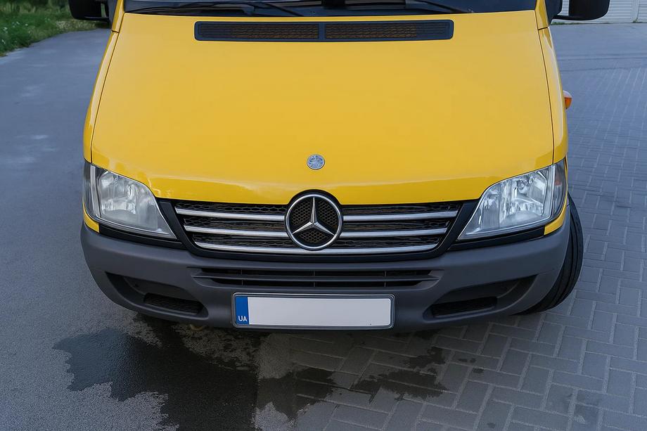 Mercedes Sprinter W901/902/903/904/905 1995–2006 Kromlister til kølergrillens kant (2002-2006, 5 dele, rustfrit stål) Foto 2