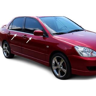 Udvendige vindueslister (4 stk., rustfrit stål) Mitsubishi Lancer 9 2004–2008 foto 1