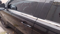 Mitsubishi Lancer X 2008– Udvendige vindueslister (4 stk., rustfrit stål) Carmos - Tyrkisk stål foto 1