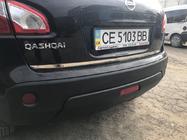 Nissan Qashqai 2007–2010 Bagagerumskantbeskytter (rustfrit stål) Carmos - Tyrkisk stål foto 4