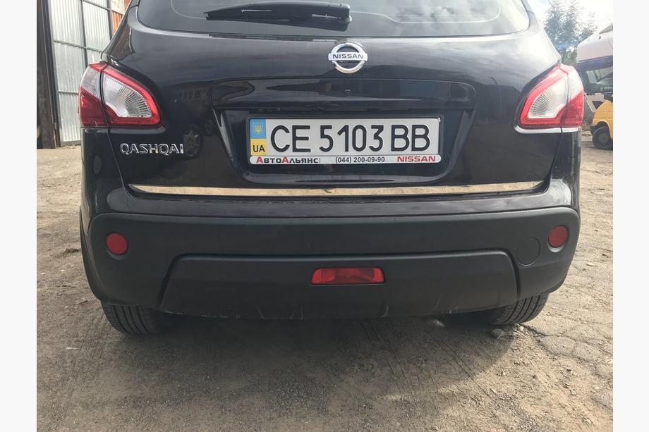 Nissan Qashqai 2007–2010 Bagagerumskantbeskytter (rustfrit stål) Foto 3