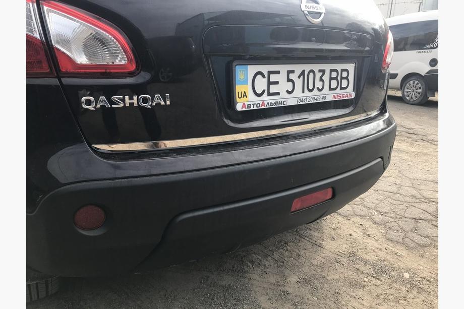 Nissan Qashqai 2007–2010 Bagagerumskantbeskytter (rustfrit stål) Foto 4