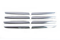 Nissan Qashqai 2007–2010 Kølergrill-lister (8 stk., rustfrit stål) Carmos - Tyrkisk stål foto 2