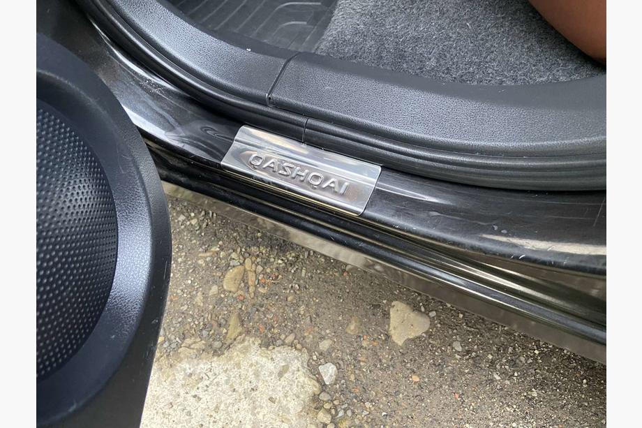 Nissan Qashqai 2007–2010 Dørtrinslister (Omsa, 4 stk., rustfrit stål) Foto 10