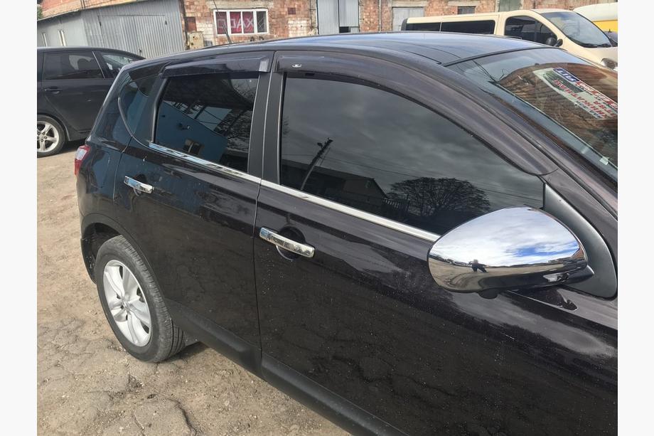 Nissan Qashqai 2007–2010 Udvendige vindueslister (4 stk., rustfrit stål) Foto 5