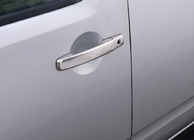 Nissan Pathfinder R51 2005–2014 Dørgrebsdæksler (2 stk., rustfrit stål) Med chip, OmsaLine - italiensk rustfrit stål foto 3