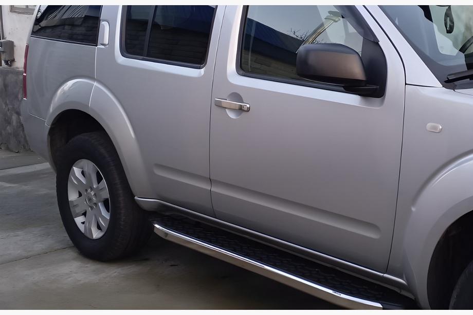 Nissan Pathfinder R51 2005–2014 Dørgrebsdæksler (2 stk., rustfrit stål) Uden chip, OmsaLine – italiensk rustfrit stål Foto 4