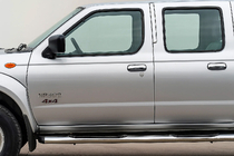 Nissan NP300 1999–2015 Dørgrebsdæksler (2 stk., rustfrit stål) foto 2
