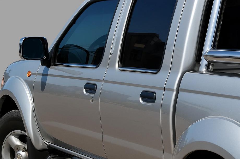 Nissan NP300 1999–2015 Udvendige vindueslister (4 stk., rustfrit stål) Carmos - Tyrkisk stål Image