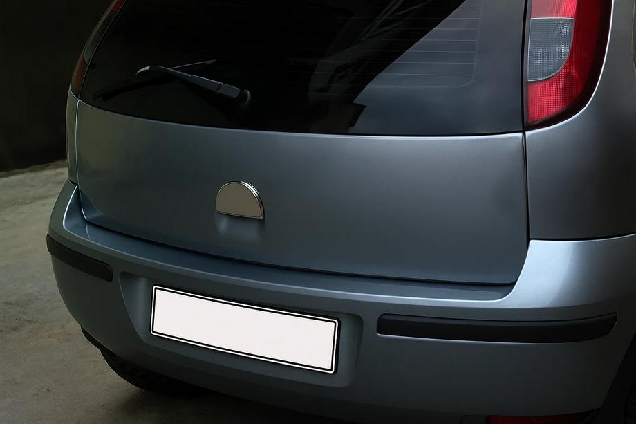 Opel Corsa C 2000–2006 Kromdæksel til bagklapgreb (rustfrit stål) Carmos - Tyrkisk stål Image