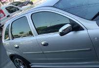 Opel Corsa C 2000–2006 Dørlister (4 stk., rustfrit stål) foto 1