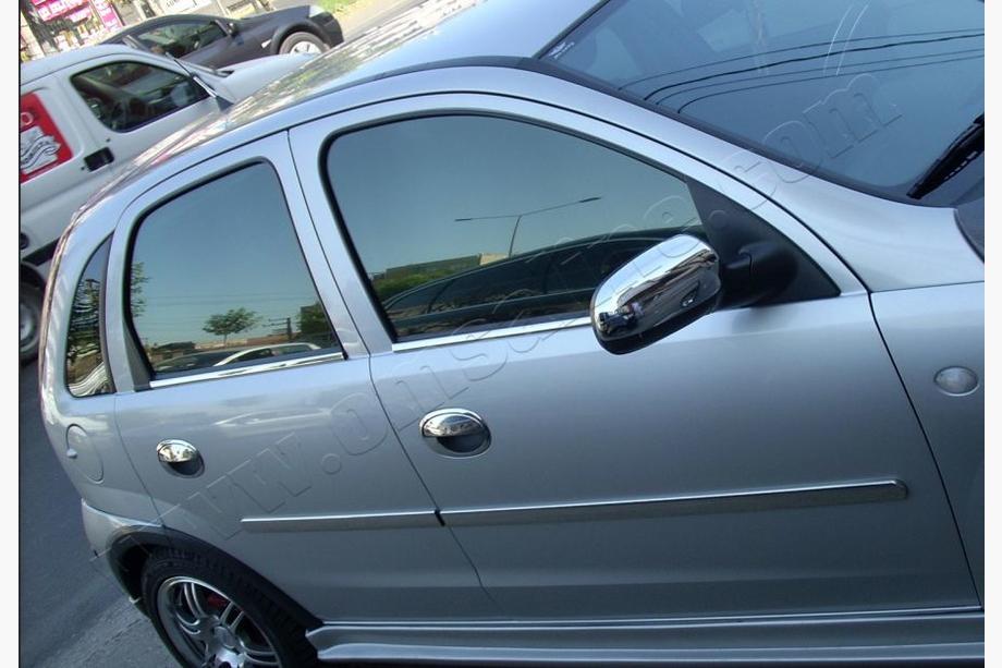 Opel Corsa C 2000–2006 Dørlister (4 stk., rustfrit stål) Image