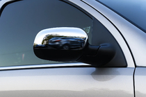 Opel Corsa C 2000–2006 Spejlkåber til sidespejle (2 stk., rustfrit stål) foto 2