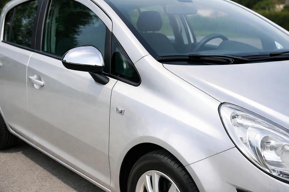 Opel Corsa D 2007–2014 Spejlkapper (2 stk., rustfrit stål) Image