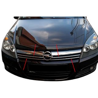 Krom grillister (4 stk., rustfrit stål) Opel Astra H 2004–2013 foto 1