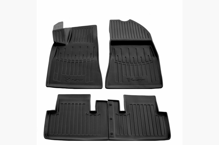 Tesla Model 3 2017– Stingray 3D gulvmåtter (4 stk., polyuretan) Image