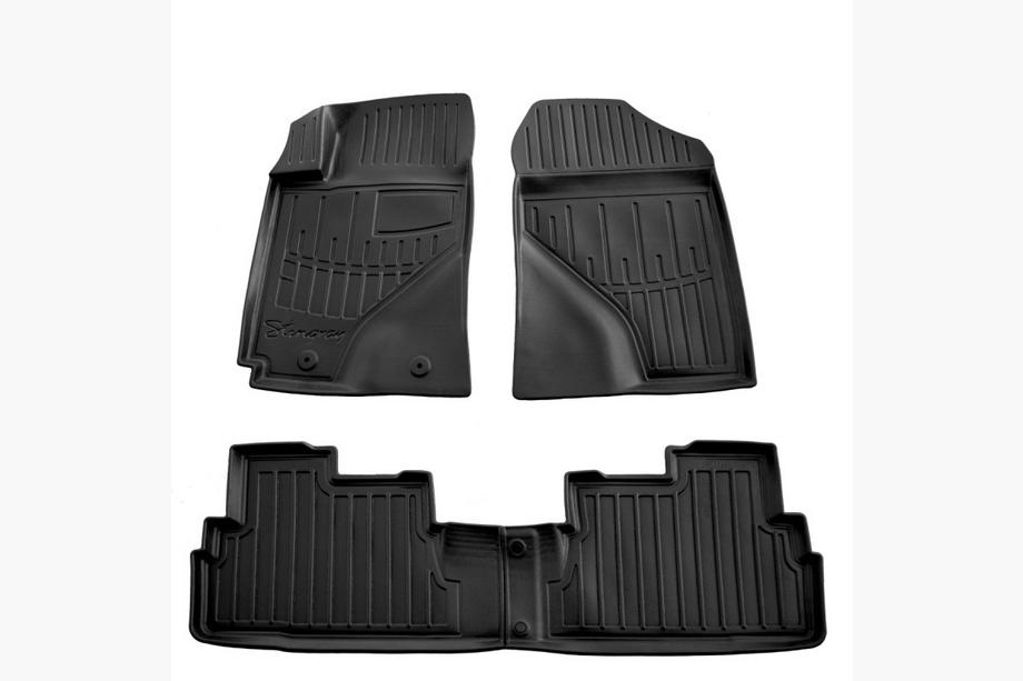 Toyota Corolla Verso 2004–2009 Stingray 3D gulvmåtter (4 stk., polyuretan) Image