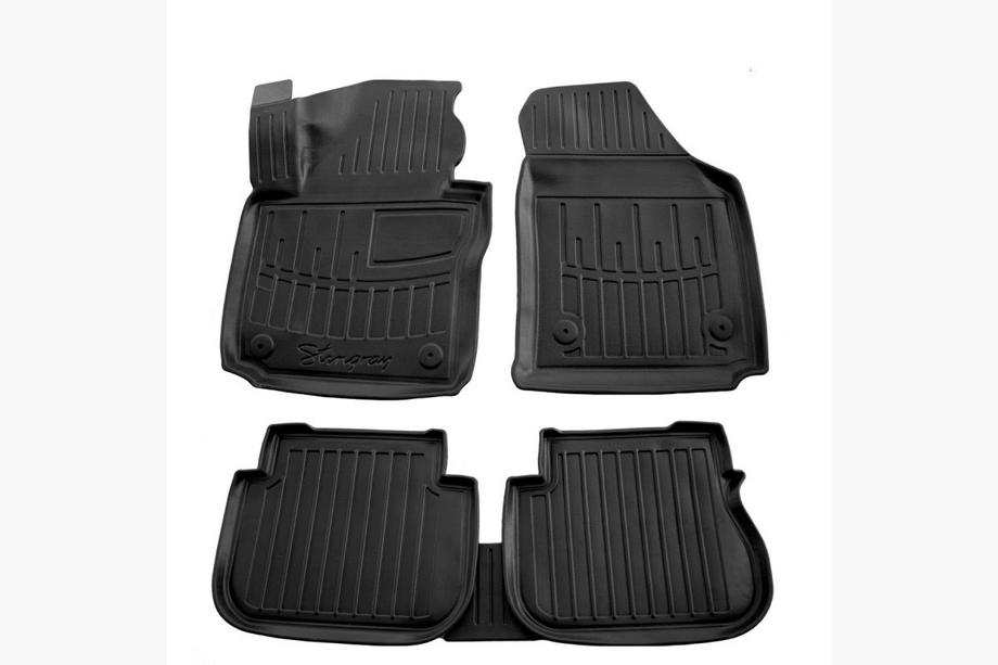 Volkswagen Caddy 2010–2015 Stingray 3D gulvmåtter (3-dørs) sæt med 5 stk., polyurethan Image