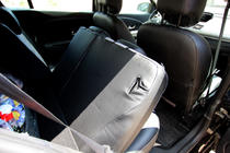 Renault Megane III 2009–2016 Sædeovertræk i økolæder + stof + Antara Antara A0010 (komplet sæt) foto 13