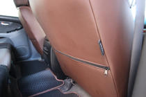Toyota Land Cruiser Prado 120 2002–2009 Sædeovertræk i kunstlæder + stof + Alcantara Antara A088 (komplet kabine) foto 12